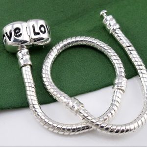 Silver Tone Love Bracelet New with Tag